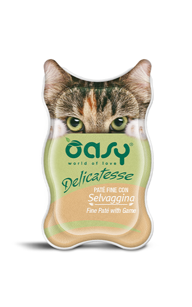 Fine Paté with Game  Oasy - nourriture humide pour chat