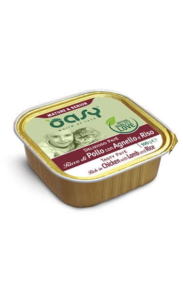 TASTY PATÉ • Mature & Senior Rich in Chicken with Lamb and Rice