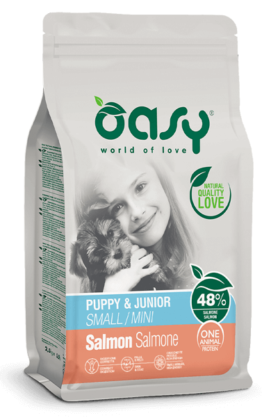 ONE ANIMAL PROTEIN • Puppy & Junior Small/Mini Salmone